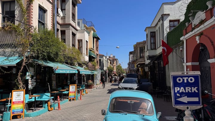 A street in Istanbul's Fener neighborhood